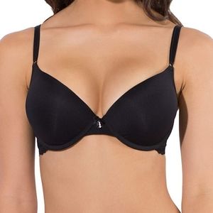 NWT maximum cleavage underwire bra 40C black